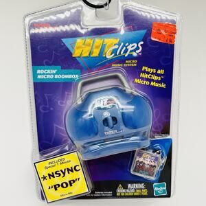 Vintage 2001 HitClips Rockin Micro Boombox NSYNC POP Tiger Hasbro NEW SEALED NOS
